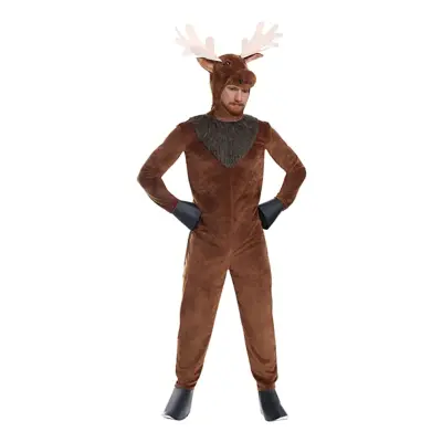 Älg Deluxe Maskeraddräkt - One size