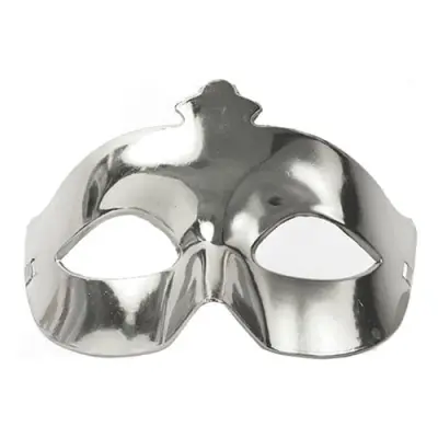 Ögonmask Metallic Silver - One size