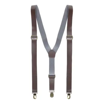 Hängslen Brun Läder - One size