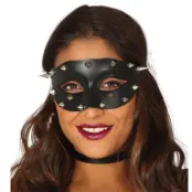 Ögonmask Svart Med Nitar