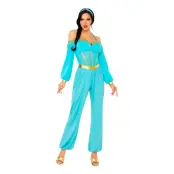 Ökenprinsessa Jumpsuit Deluxe Maskeraddräkt - Large