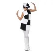 60-tals Partytjej Maskeraddräkt - Small