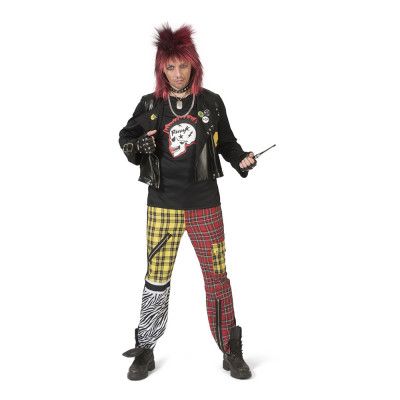 90-tals Punkare Maskeraddräkt - Small