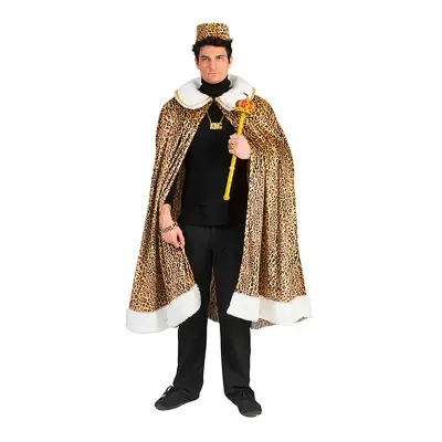 Leopardkung Maskeraddräkt - One size