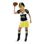 Amerikansk Fotbollstjej Maskeraddräkt - Small