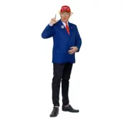 Amerikansk Expresident Maskeraddräkt - Large