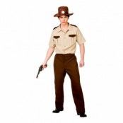 Amerikansk Sheriff Maskeraddräkt - Large