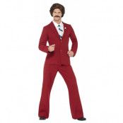 Anchorman Ron Burgundy Maskeraddräkt L