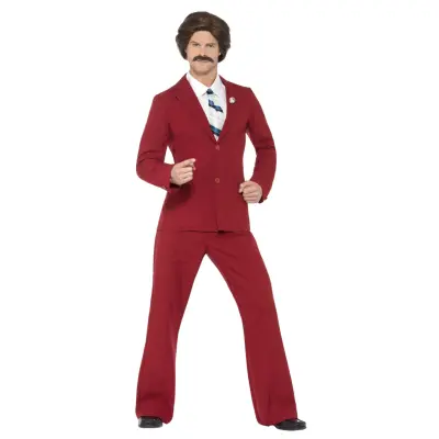 Anchorman Ron Burgundy Maskeraddräkt M
