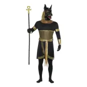 Anubis Schakal Maskeraddräkt - Large