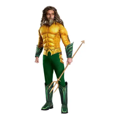 Aquaman Deluxe Maskeraddräkt - X-Large