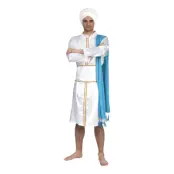 Arabisk Prins Vit Maskeraddräkt - Small