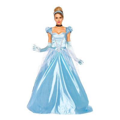 Askungen Balklänning Deluxe Maskeraddräkt - Large