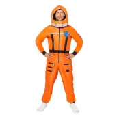 Astronaut Orange Maskeraddräkt - Standard