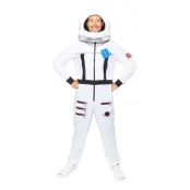Astronaut Vit Maskeraddräkt - Medium/Large