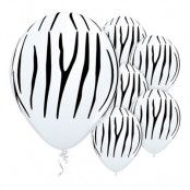 Ballonger Zebra - 25-pack