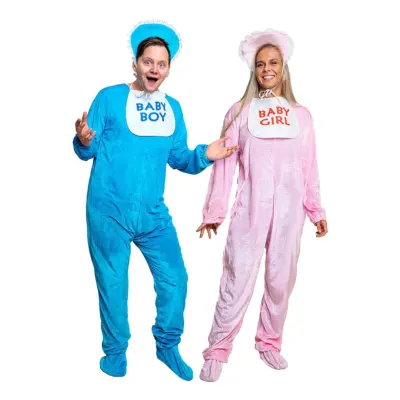 Big Baby Maskeraddräkt - Rosa Large/X-large