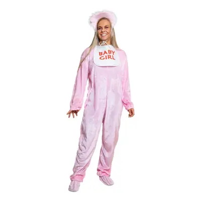 Big Baby Rosa Maskeraddräkt - Small/Medium