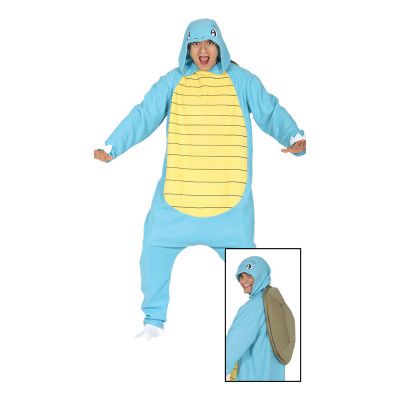 Blå Sköldpadda Maskeraddräkt - One size