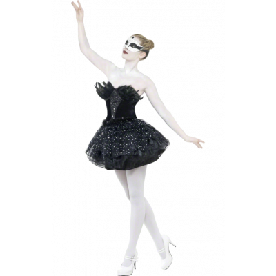 Black Swan Balettklänning Maskeraddräkt L