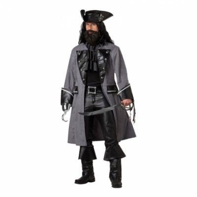 Blackbeard Maskeraddräkt - Medium