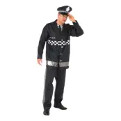 Brittisk Polisman Maskeraddräkt - Medium