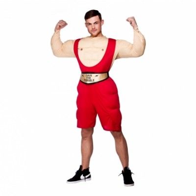 Brottare Maskeraddräkt