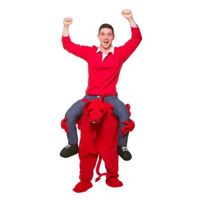 Carry Me Kinesisk Drake Maskeraddräkt - One size