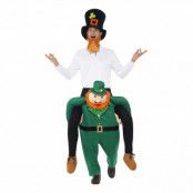 Carry Me Leprechaun Maskeraddräkt - One size