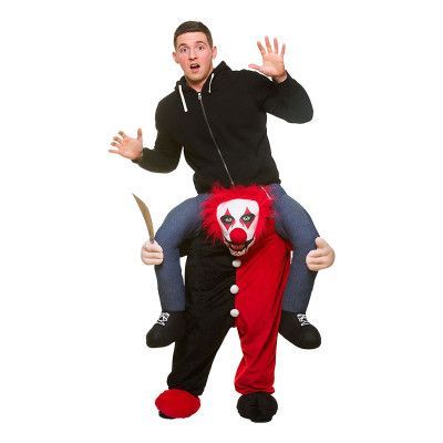 Carry Me Mördarclown Maskeraddräkt - One size