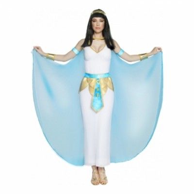 Cleopatra med Cape Maskeraddräkt