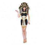 Cleopatra Svart/Guld Maskeraddräkt