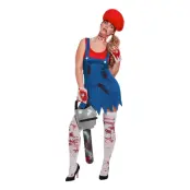 Död Rörmokare Röd Maskeraddräkt - One Size