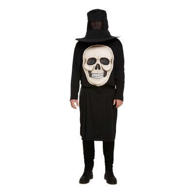 Döskalle med Jätteansikte Maskeraddräkt - One size