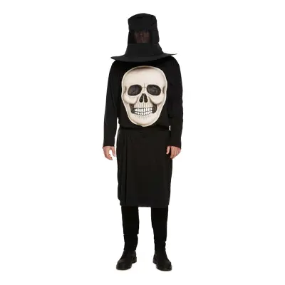 Döskalle med Jätteansikte Maskeraddräkt - One size