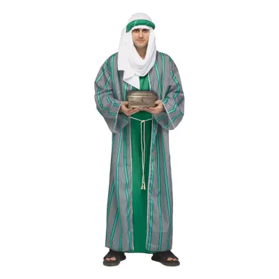 De Tre Vise Männen Grön Maskeraddräkt - One size