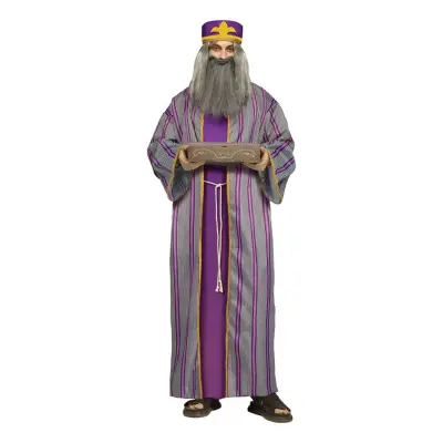 De Tre Vise Männen Lila Maskeraddräkt - One size