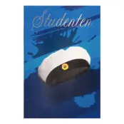 Dubbelkort Mini Studenten med Studentmössa