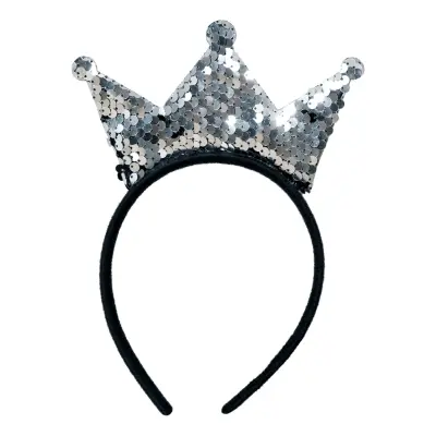 Diadem Krona med Paljetter - One size