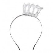 Diadem med Krona Silver - One size