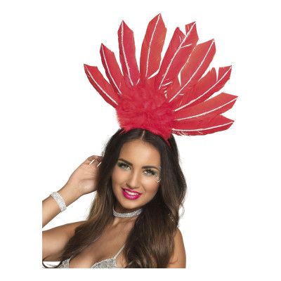 Diadem Samba Röd - One size