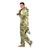 Dino Jumpsuit Maskeraddräkt - Small/Medium