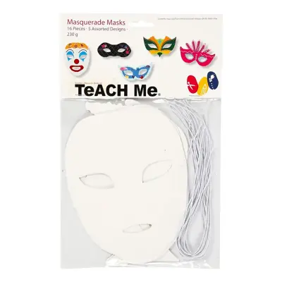DIY Teatermasker - 16-pack