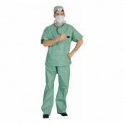 Doktor med Stetoskop Maskeraddräkt - One size