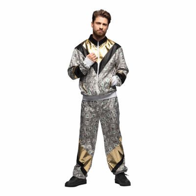 Dollar Dude Tracksuit Maskeraddräkt - Medium