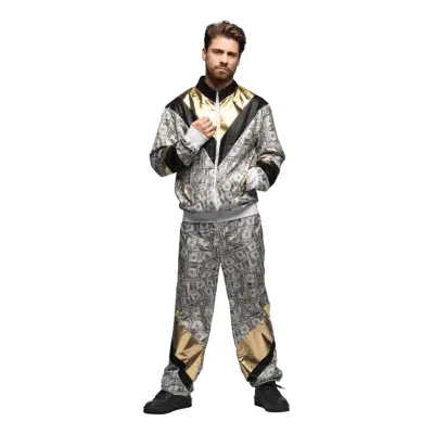 Dollar Dude Tracksuit Maskeraddräkt - Medium