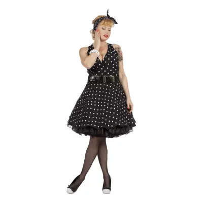 Dottie Klänning Prickig Maskeraddräkt - X-Small