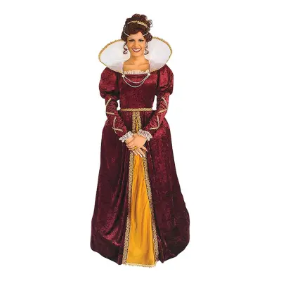 Drottning Elizabeth Maskeraddräkt - One size