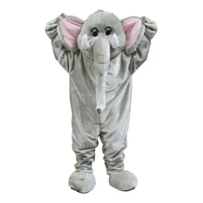 Elefantmaskot Deluxe Maskeraddräkt - One size