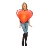 Emoji Hjärta Maskeraddräkt - One size